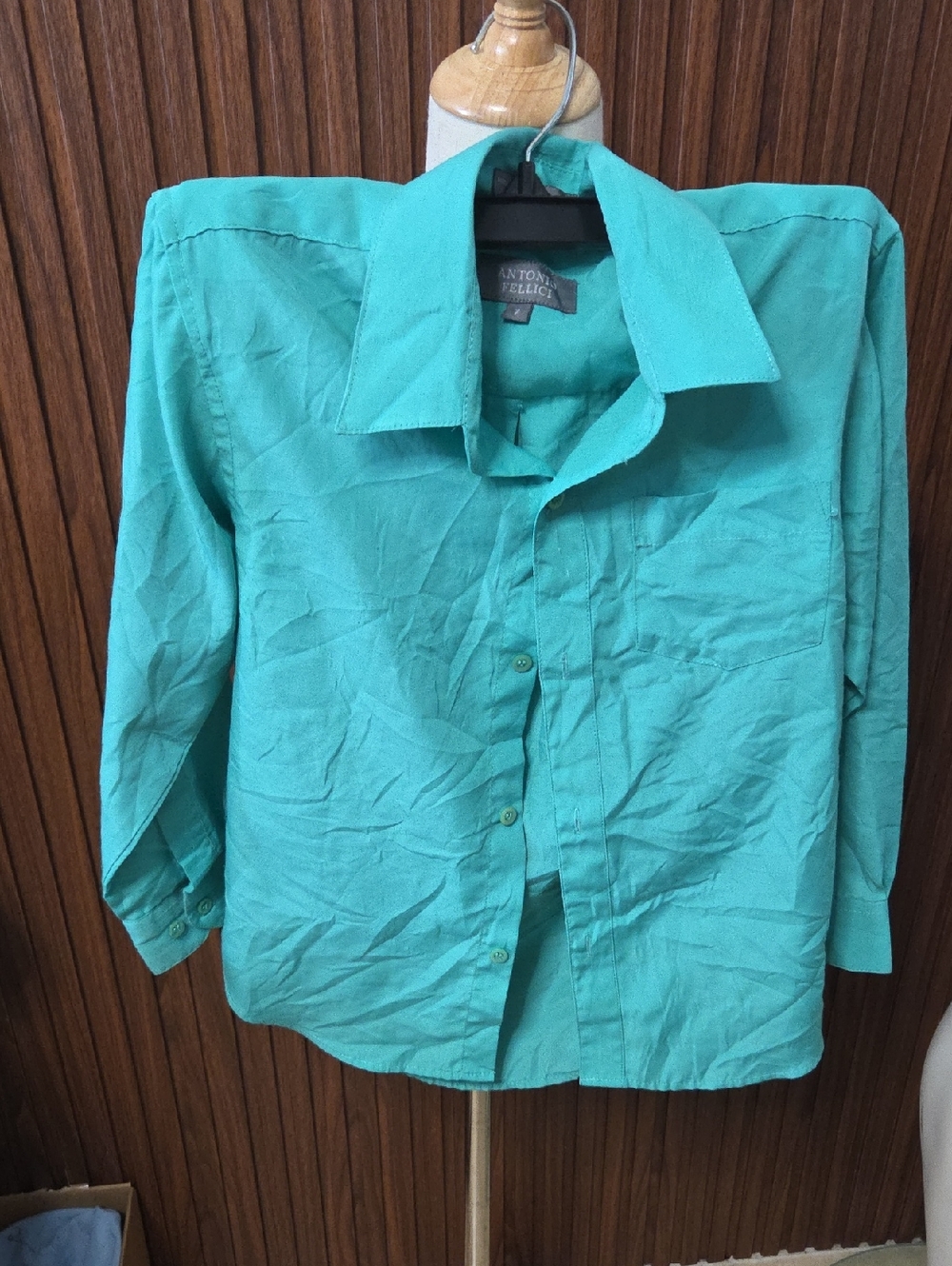 Antonio Melillo Turquoise Button-Up Shirt